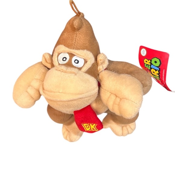 Donkey Kong 10” Plush – Official Nintendo Super Mario Stuffed Toy - Picture 1 of 7